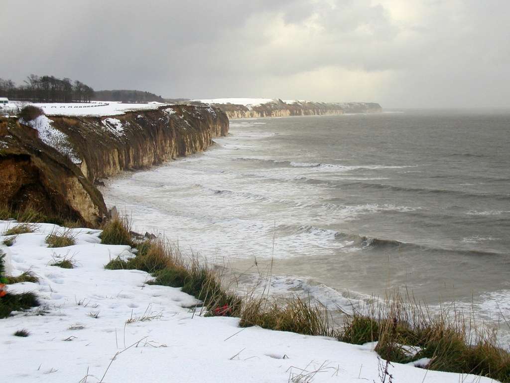 Snow-covered Cliffs